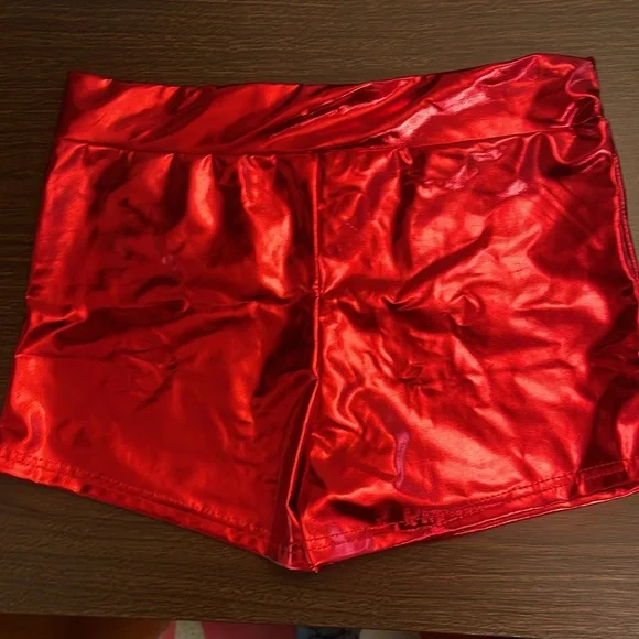 NWOT Shiny shorts! - Picture 2 of 5